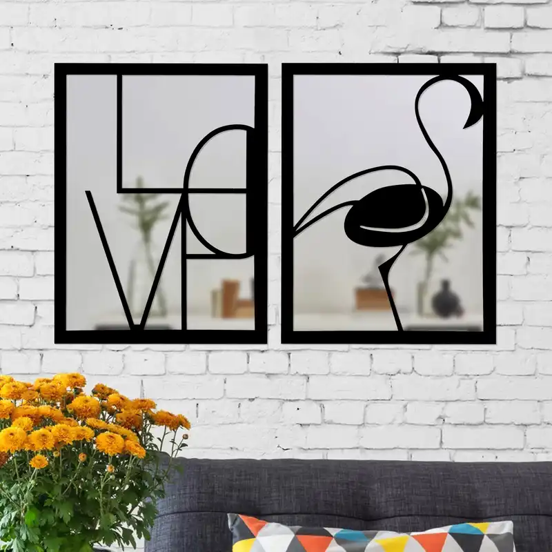 آینه الف طرح MINGOLOVE مجموعه 2 عددی