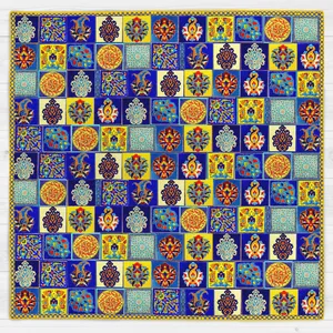 رومیزی طرح کاشی سنتی 9292