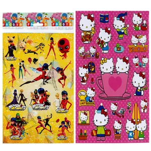 برچسب طرح دختر کفشدوزکی و کیتی کد TT111 مجموعه 2 عددی