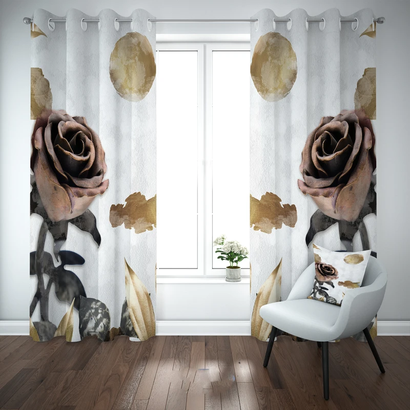 پرده مدل b2357 سایز 140×280 سانتی متر