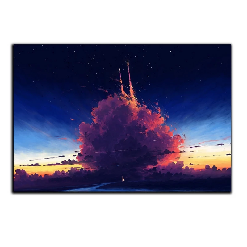 تابلو شاسی بکلیت طرح ابر و انفجار مدل SH-S5015