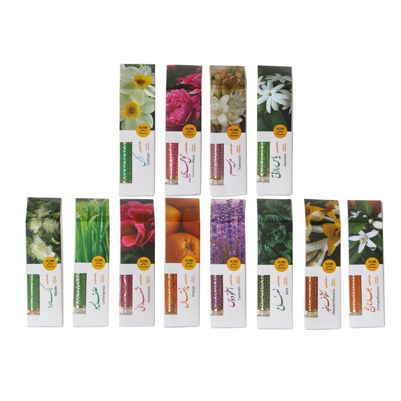 عطر جیبی مرهم طبیب مدل 11011070 حجم 1میلی لیتر بسته 12 عددی
