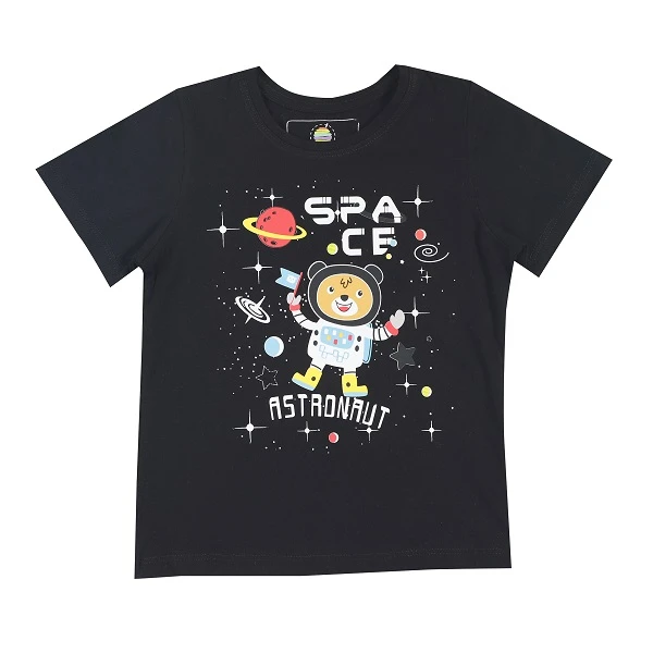 تی شرت آستین کوتاه بچگانه ترسه به نگار مدل چاپی کد 62022