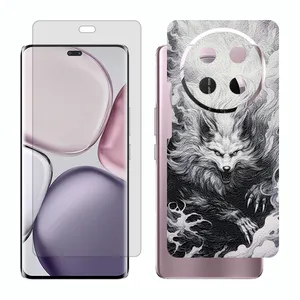 Glass Together model matte screen protector suitable for Honor X9c mobile phone with back cover sticker