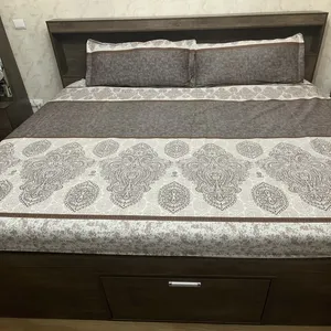 سرویس ملحفه مدل کشدار کد 3305 دو نفره سه تکه