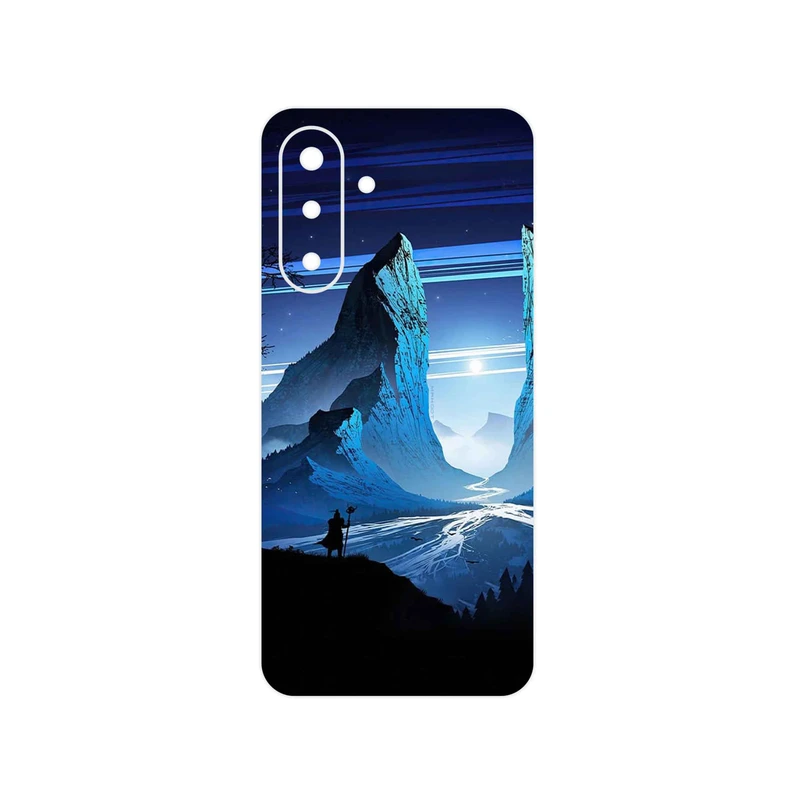 برچسب پوششی ماهوت مدل Blue Mountains Digital Art مناسب برای گوشی موبایل سامسونگ Galaxy A17 4G
