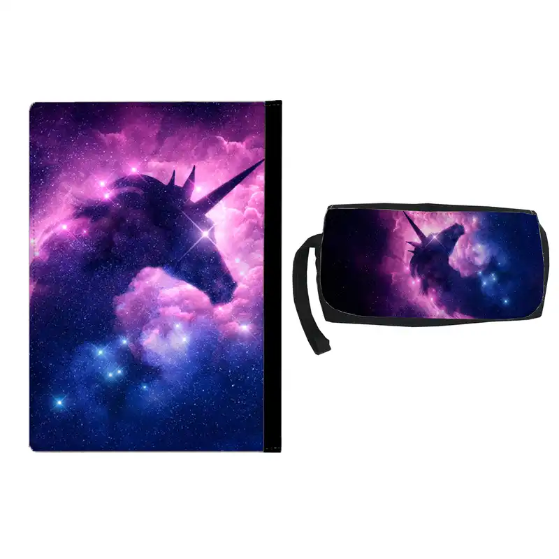 کلاسور طرح یونیکورن کد su30 به همراه جامدادی