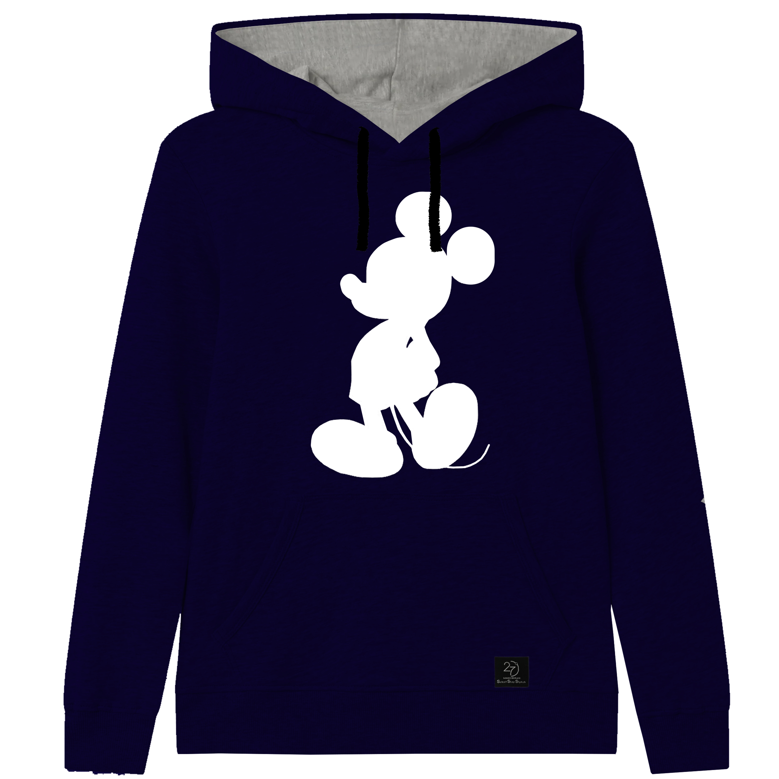 هودی دخترانه 27 مدل میکی موس کد F27 رنگ سرمه ای 