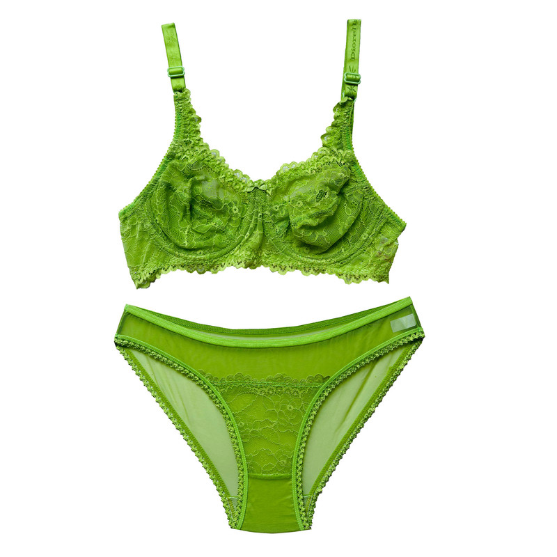 ست شورت وسوتین زنانه مدل فنر دار کد 1102 رنگ سبز