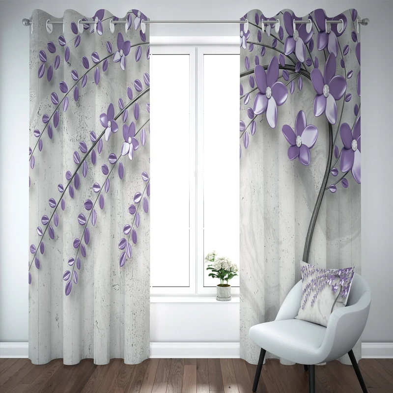 پرده مدل b1245 سایز 140×280 سانتی متر