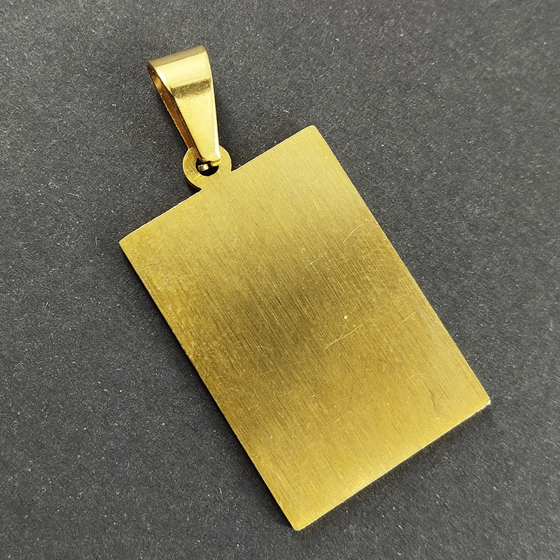 آویز گردنبند سلین کالا مدل استیل طرح وان یکاد کد 119