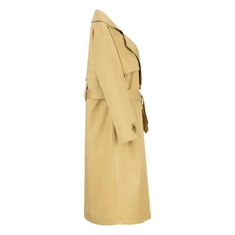 بارانی زنانه سرژه مدل 228140 رنگ بژ