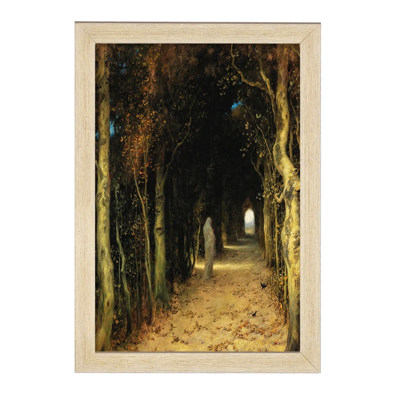 تابلو خندالو مدل نقاشی لیدی آبسنت اثر فردیناند کلر کد F12377