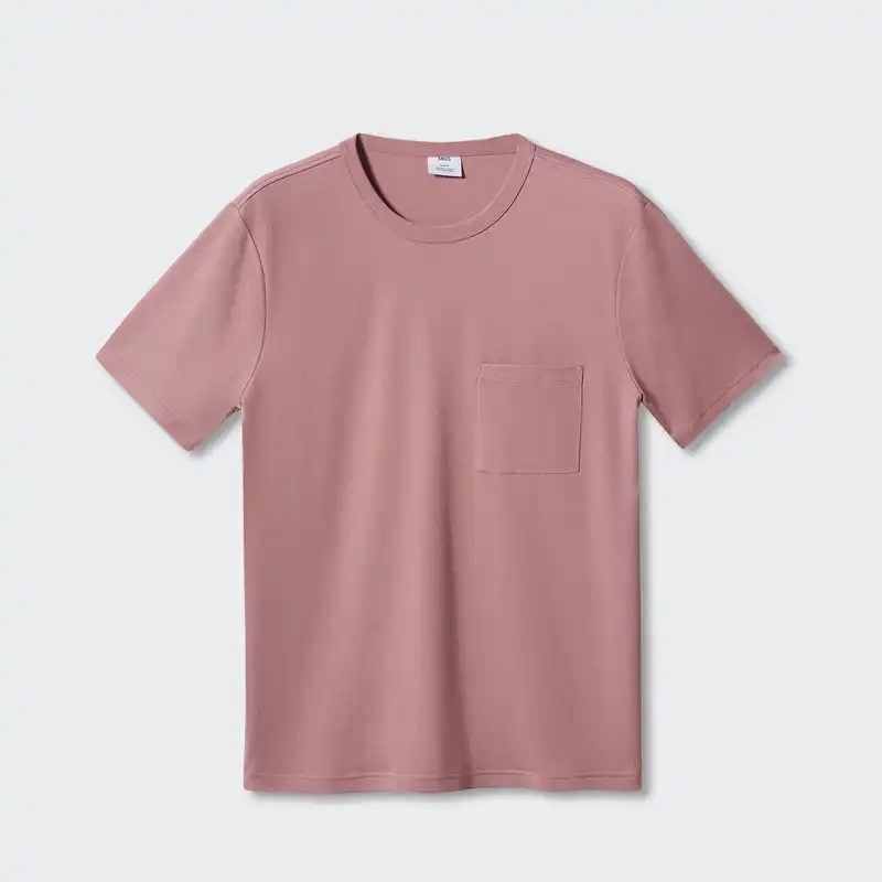 تی شرت آستین بلند مردانه مانگو مدل PI757MOL