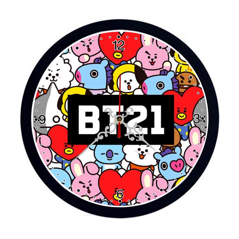 ساعت دیواری مدل گروه bts bt-21 کد s-254