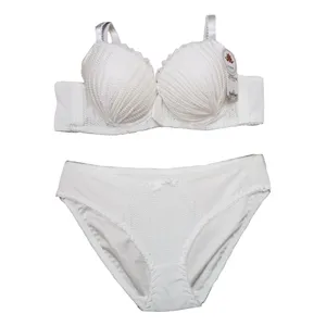 ست شورت و سوتین زنانه مدل اسفنجی جکدار رنگ سفید