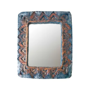 آینه رومیزی مدل پاپیه ماشه کد T101
