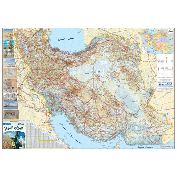نقشه کامل ایران امروز گیتاشناسی کد 373
