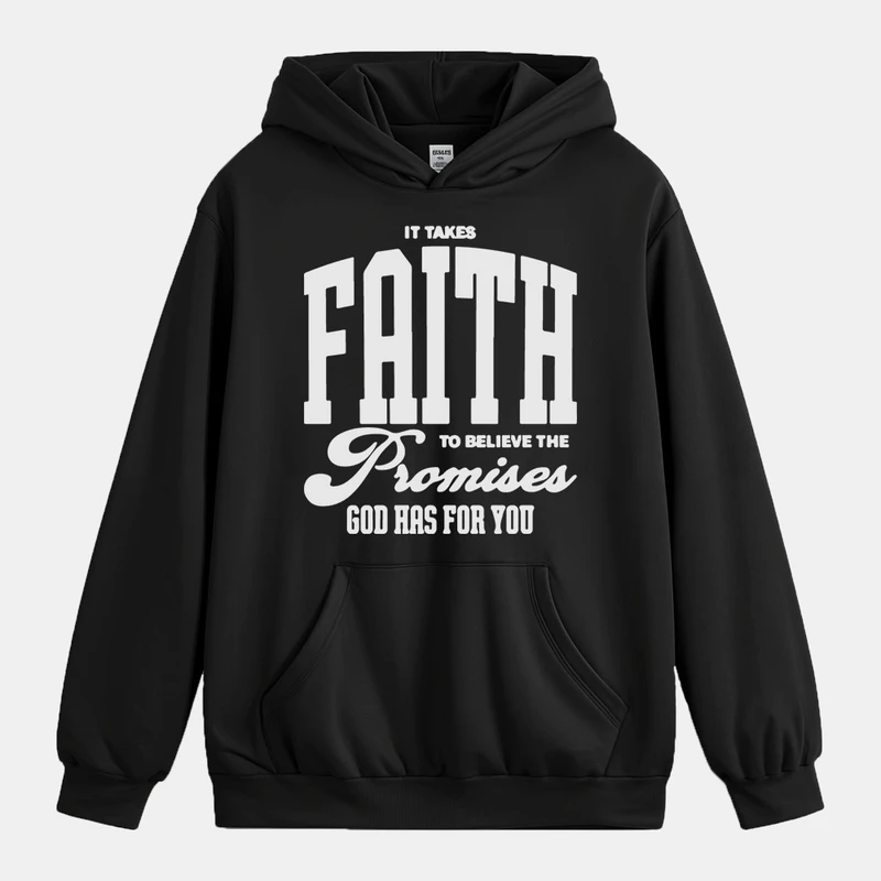 هودی مردانه باهرپوش شرق مدل مبارزه کن و ایمان داشته باش z409