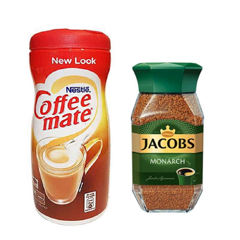 قهوه فوری جاکوبز -95 گرم به همراه کافی میت نستله 400 گرم
