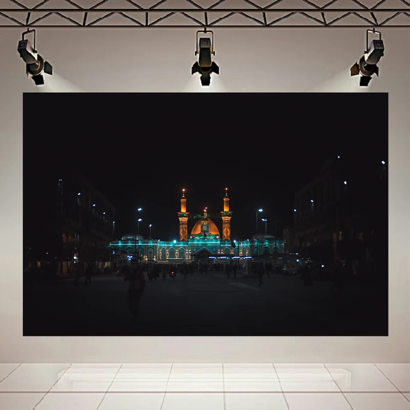  پوستر طرح مخمل حرم مدل جلوه معنوی کد AR303908