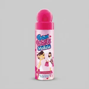 Malizia bon bons pink grapefruit deodorant for kids