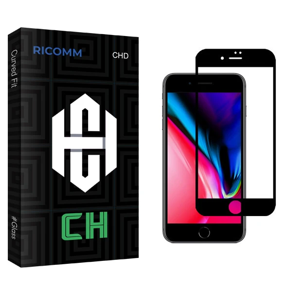 محافظ صفحه نمایش ریکام مدل CH glass مناسب برای گوشی موبایل اپل iPhone 8 Plus