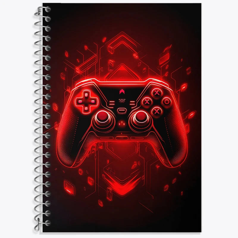 دفتر لغت 50 برگ خندالو طرح گیمر کد F2388