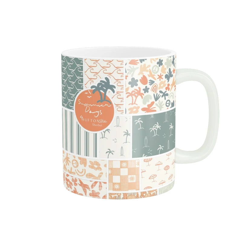 ماگ مدل طراحی گرافیکی تابستانی کد 1036