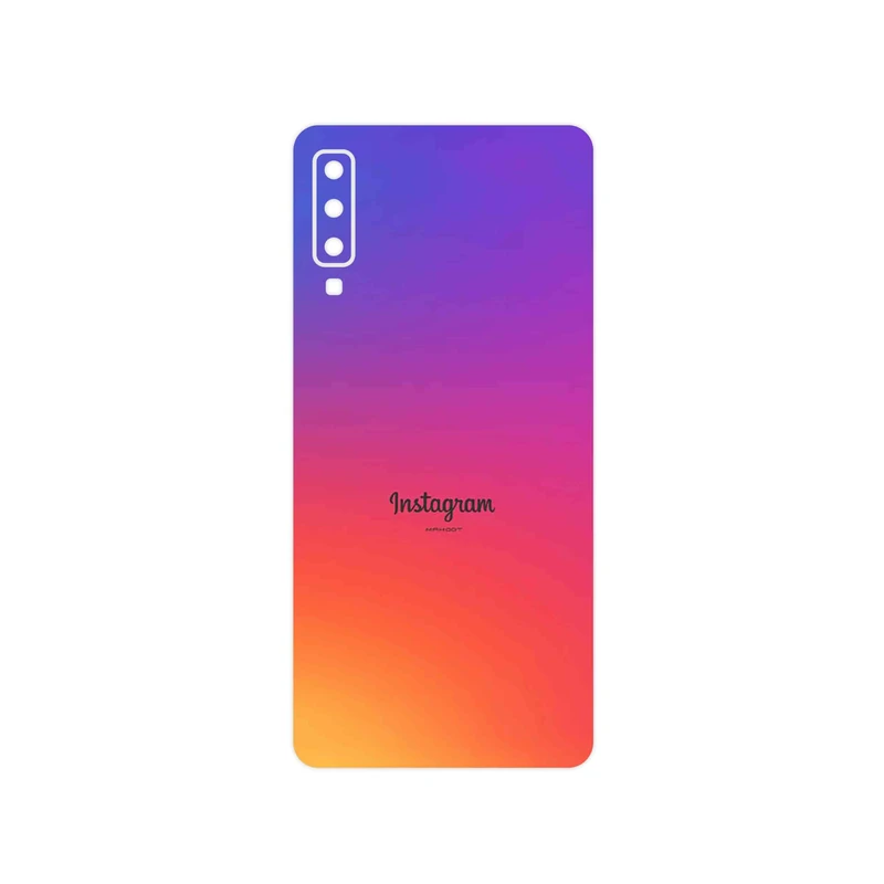 برچسب پوششی ماهوت مدل Instagram مناسب برای گوشی موبایل سامسونگ Galaxy A7 2018