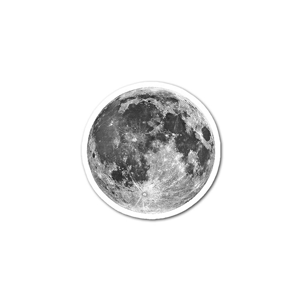 استیکر لپ تاپ و موبایل مدل ماه