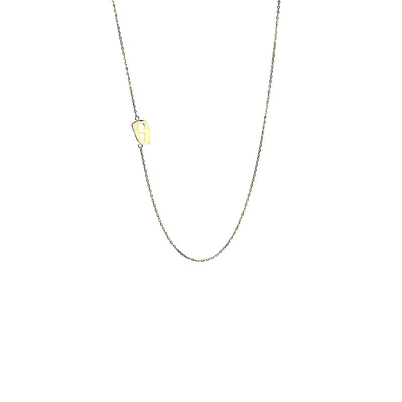 گردنبند طلا 18 عیار زنانه با زنجیر حلقهای (فلامینگو) گالری قو طلایی مدل ه نیمانی