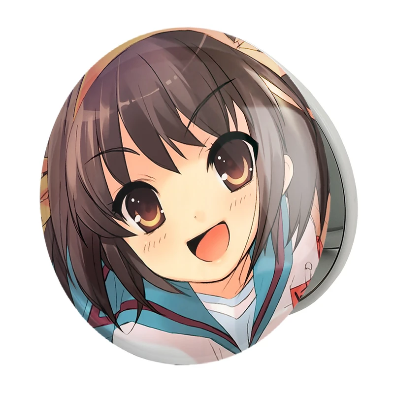 آینه جیبی خندالو طرح انیمه ناپدید شدن هاروهی سوزومیا مدل تاشو کد 24305 