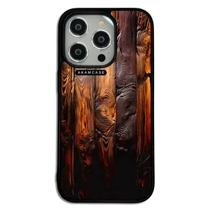 AKAM AMC-WA14PRO-WOOD-14 Cover For Apple iPhone 14 Pro