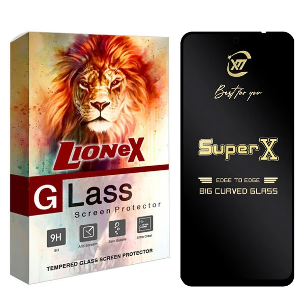 محافظ صفحه نمایش لایونکس مدل SUPERGOLDL مناسب برای گوشی موبایل شیائومی Poco M5s
