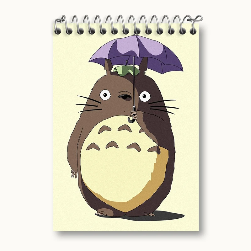 دفتر یادداشت 50 برگ خندالو طرح انیمه توتورو (Totoro) کد N2116