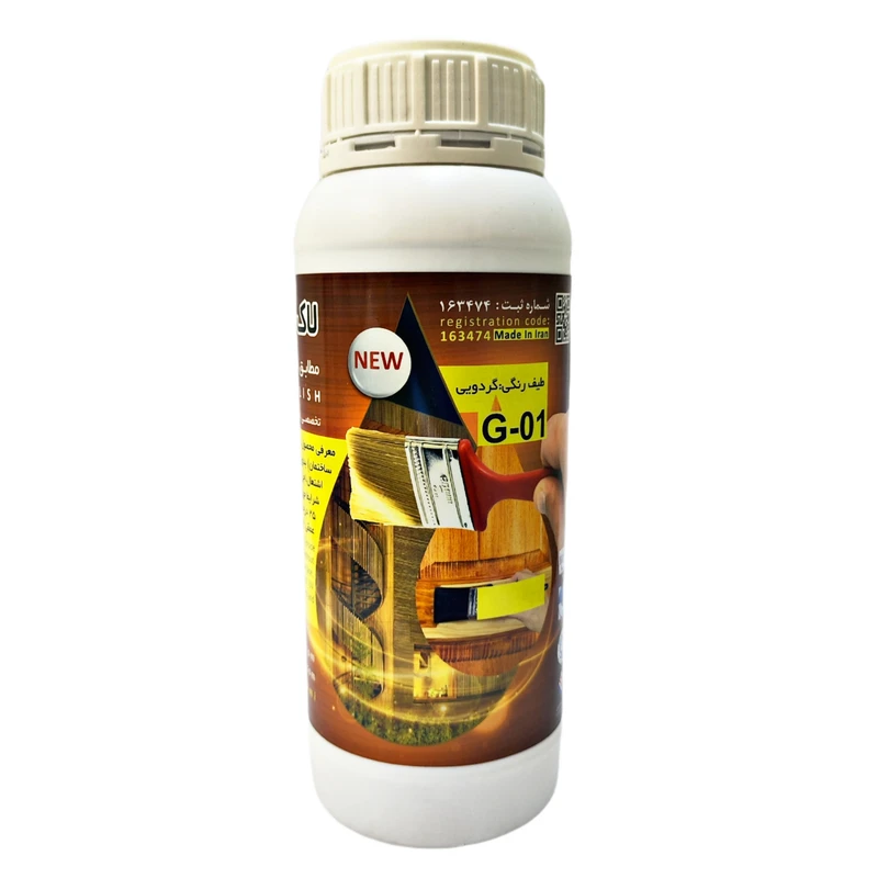 رنگ و لاک چوب نانو مشکی آرتکس مدل rc79 حجم یک لیتر