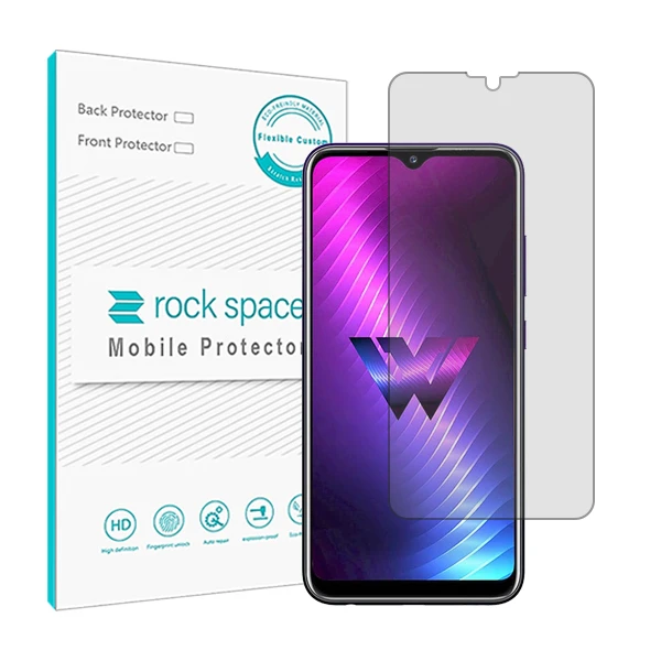 محافظ صفحه نمایش شفاف راک اسپیس مدل Hygel مناسب برای گوشی موبایل ال جی W30 Pro