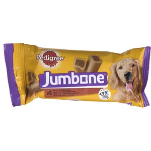 تشویقی سگ پدیگری مدل jumbone  وزن 180 گرم
