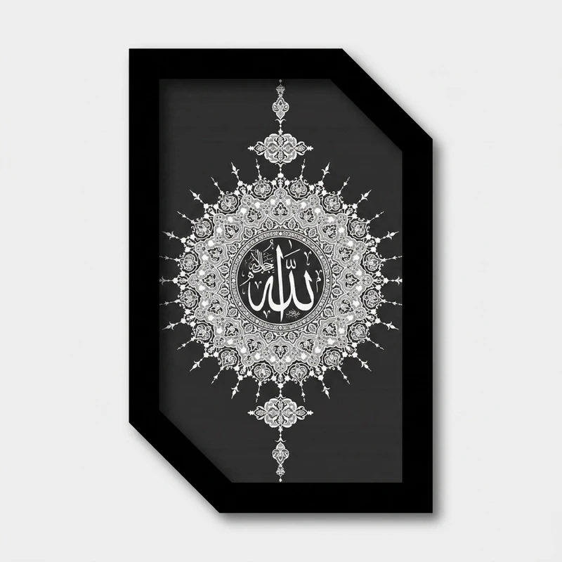 تابلو مدل مذهبی طرح الله کد KLMX-RE8