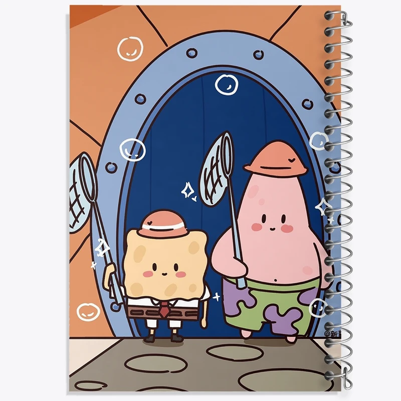 دفتر لیست خرید 50 برگ خندالو طرح باب اسفنجی و پاتریک کد F969