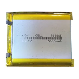 باتری لیتیومی قابل شارژ دی ام سل مدل DM-955565 ظرفیت 5000 میلی‌ آمپر ساعت