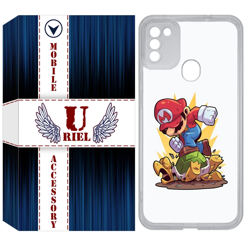 کاور یوریل مدل Clear کد 64 طرح ماریو مناسب برای گوشی موبایل سامسونگ Galaxy A11 / M11