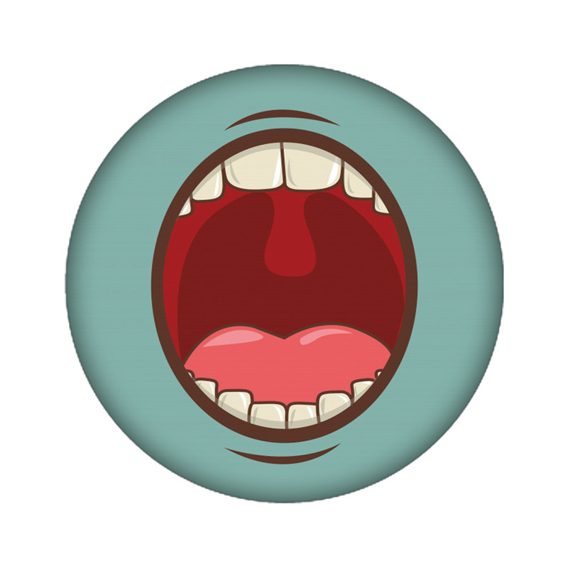 استیکر تزئینی موبایل مدل دهان کد 3693