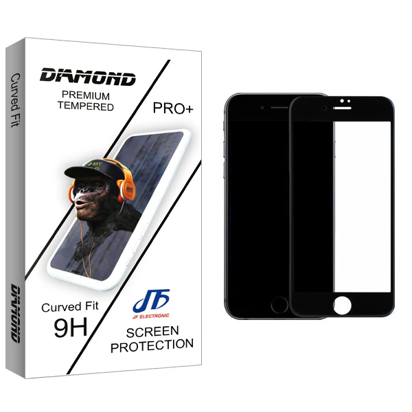 محافظ صفحه نمایش جی اف مدل Diamond glass مناسب برای گوشی موبایل اپل iPhone 7/8 plus