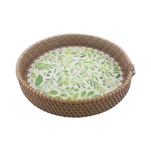 سینی بدون دسته زیبا کد 33 سایز 26*26 سانتی متر