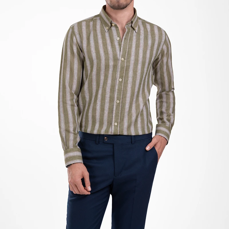 پیراهن آستین بلند مردانه ام کی مدل 1901