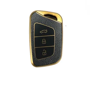 کاور سوییچ خودرو ام ار جی مدل 809 طرح چرمی مناسب برای کی ام سی K7