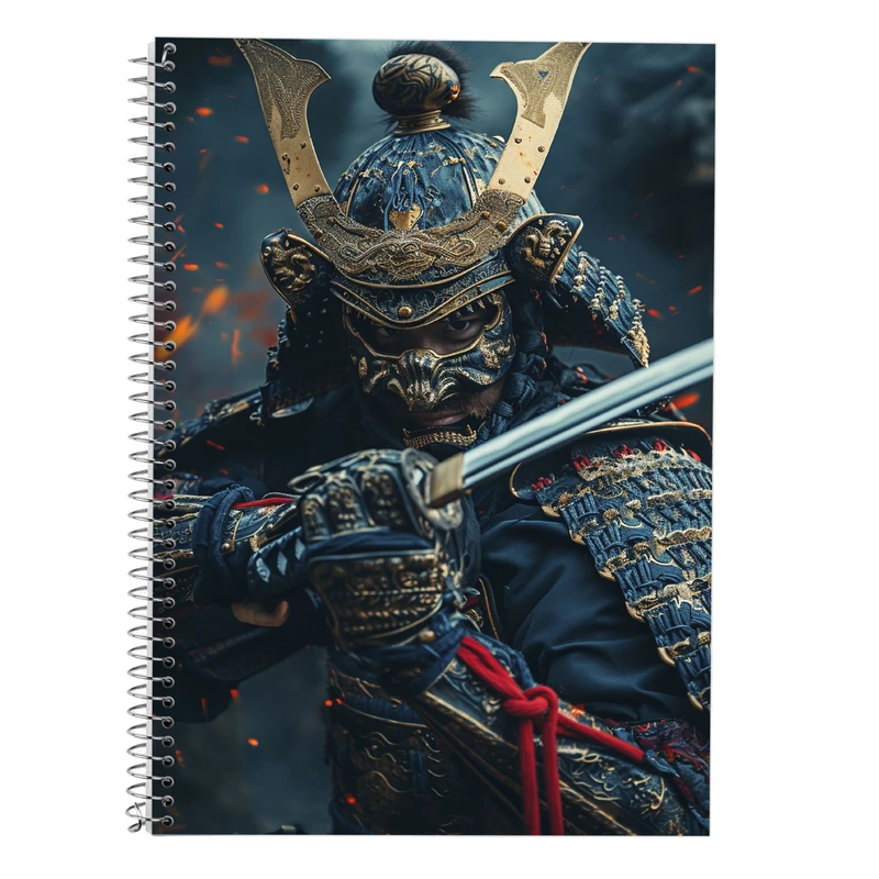 دفتر زبان 50 برگ مدوپد مدل سه خط طرح حیوانات جنگجو کد DF14847