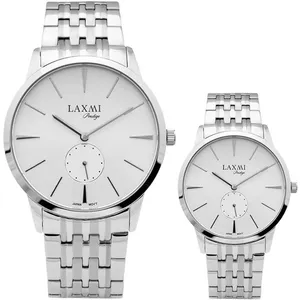 ست ساعت مچی عقربه ای  زنانه و مردانه لاکسمی مدل 1-8526L-8526G